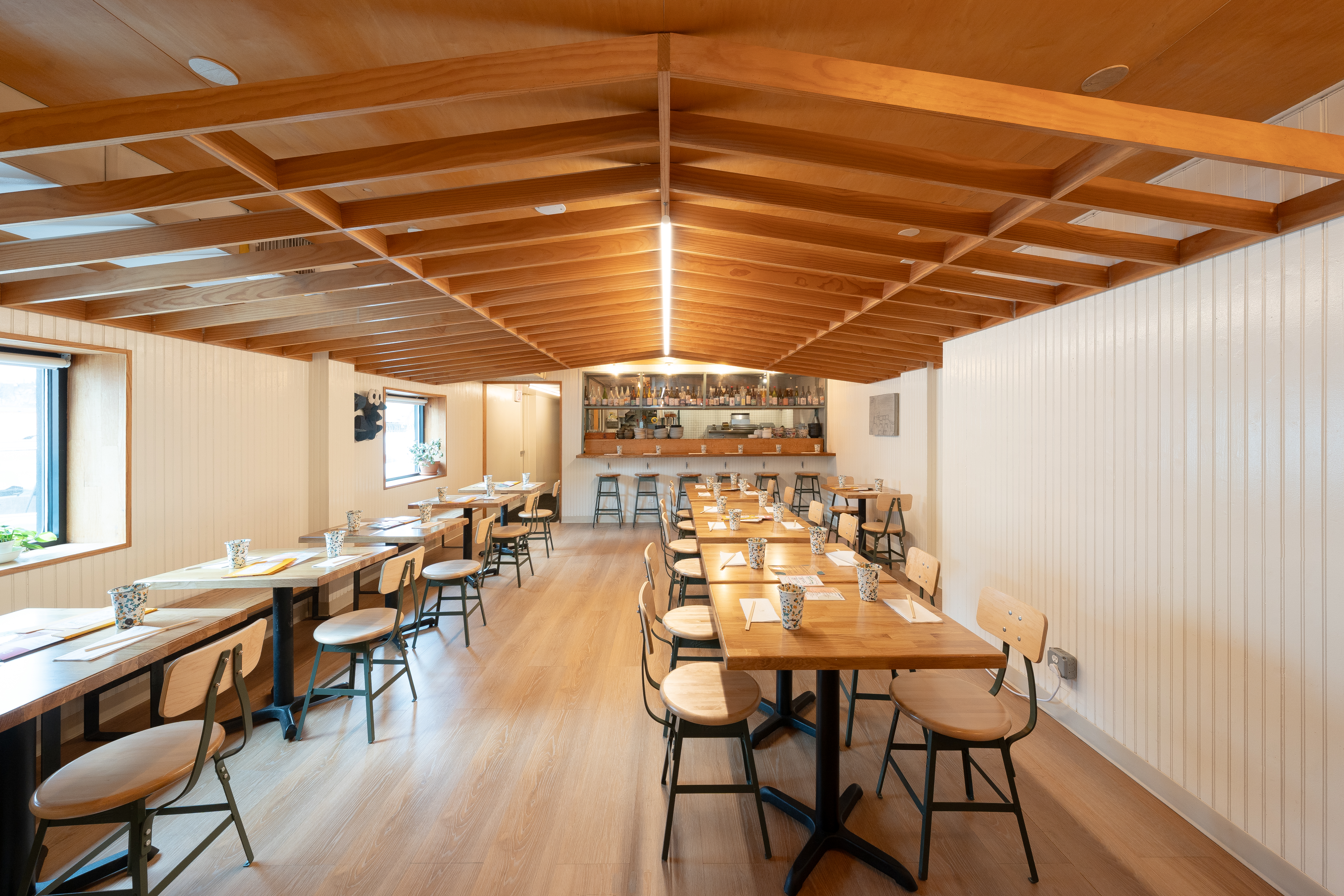 Takumen Outdoor Sign in Evening